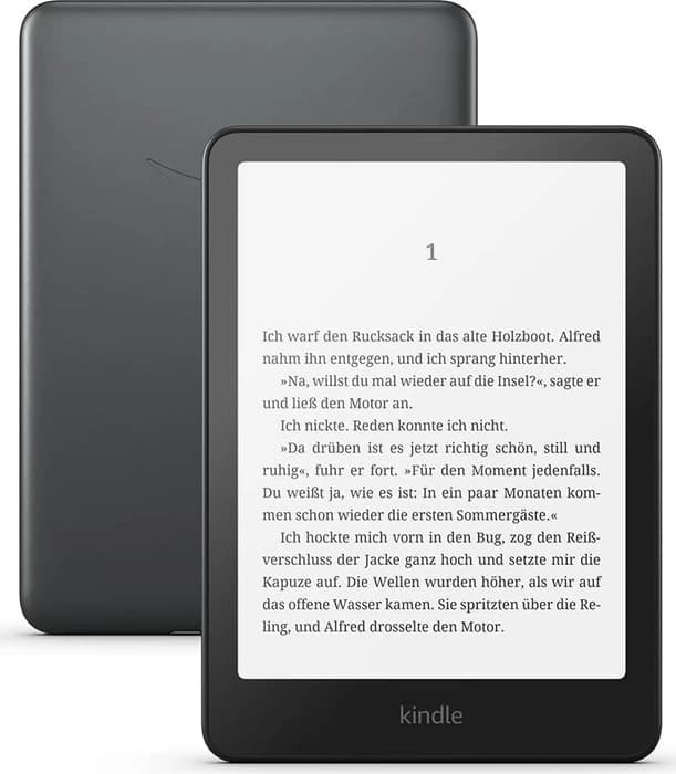 Amazon Kindle Paperwhite Signature 12. Gen, schwarz, 32GB Flash, ohne Werbung